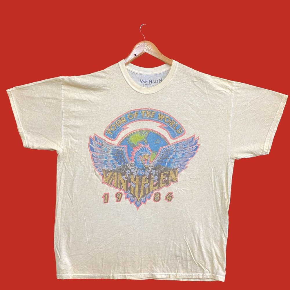 Van Halen 1984 Tour Oversized Rock Tshirt size s/m